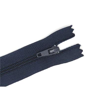 Navy Blue 18 cm Zipper