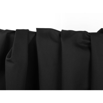 Black Cotton Gabardine Fabric