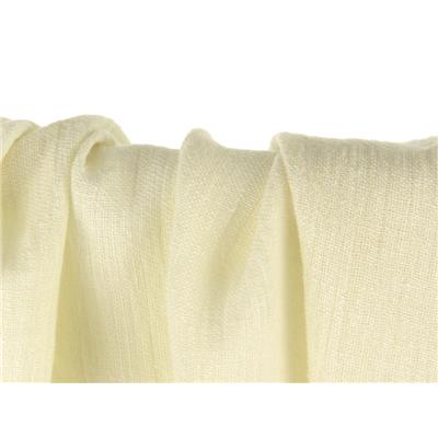 Off White Linen Crepe Fabric