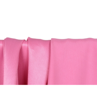 Pink 100 % Viscose Satin Crepe Fabric
