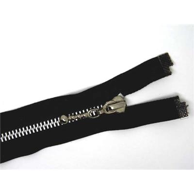 Black Aluminium 65 cm Divisible Zipper
