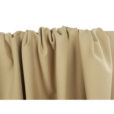 Beige FAY Recycled Polyester Viscose Twill Fabric