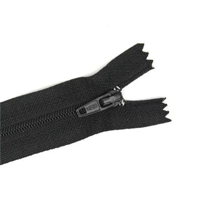Black 18 cm Zipper
