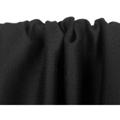 Tissu Lainage Texturé 97 % Laine Noir