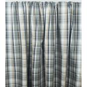 Tissu Popeline TARTAN Kaki / Beige 