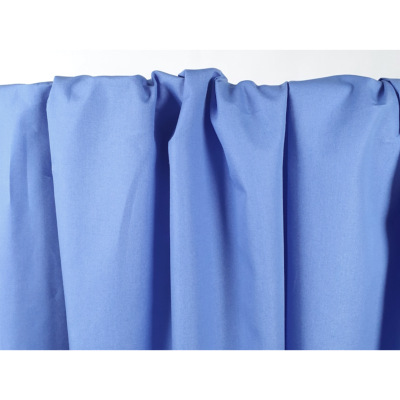 Tissu Popeline 100 % Coton Bleu Profond