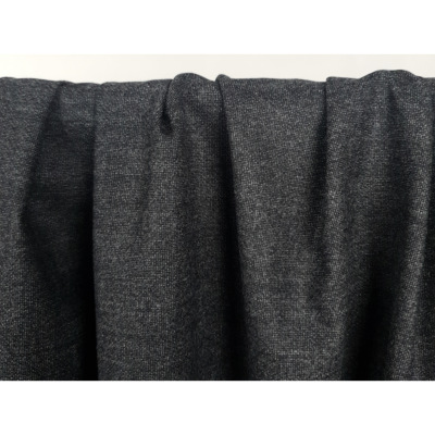 Tissu Flanelle 100 % Laine Anthracite Chiné